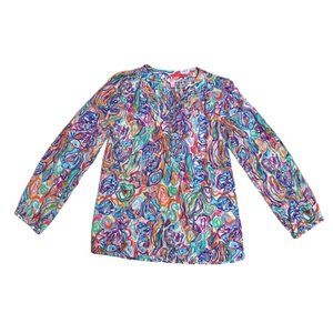 Lilly Pulitzer Silk Top Size XS